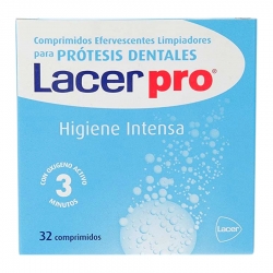 Lacer Pro Comprimidos Efervescentes Protesis Dentales 32 Unidades