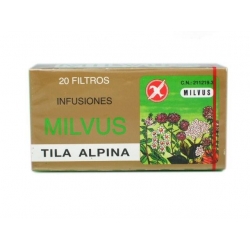 Milvus infusiones tila alpina 20 filtros