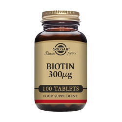 Solgar Biotina 300 μg 100 Comprimidos