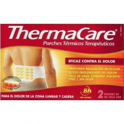 Thermacare zona lumbar  y  cadera  parches termicos 2 udes