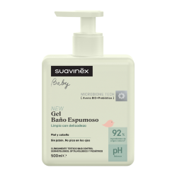 Suavinex Baby Gel Baño Espumoso Piel y Cabello 500 ml