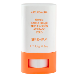 Arturo Alba Barra Solar Triple Acción Acabado Zero SPF50+ 14,4 gr
