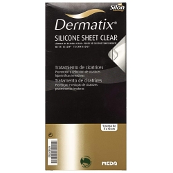 Dermatix Laminas de silicona transparente para cicatrices 1 lamina 4x13