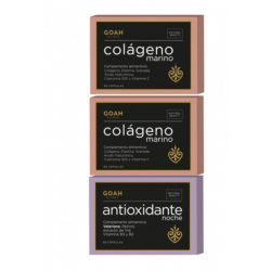 Goah Clinic Colágeno Marino + Antioxidante Noche Pack 2+1 De Regalo