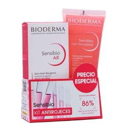 Bioderma Pack Antirojeces Sensibio AR + Sensibio Gel Moussant