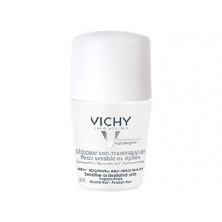 VICHY desodorante anti-transpirante 48h roll-on piel sensible
