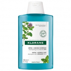Klorane champú de menta anti-contaminación  400ml