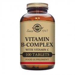 Solgar Vitamin B-Complex Con Vitamina C 100 comprimidos