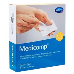 Medicomp gasas  10cmX10cm 20 unid