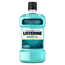 Listerine mentol 500 ml+250ml de regalo